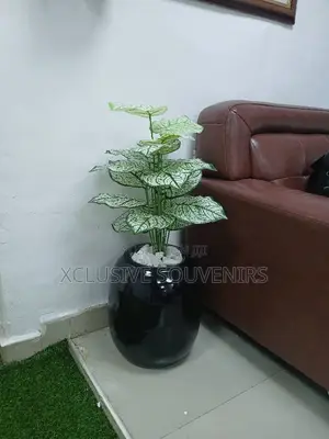Unique Artificial Flower Vase Planter for Indoor/Outdoor