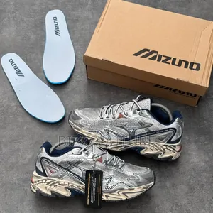 Original Mizuno Twe Grey Sneakers Available in Store