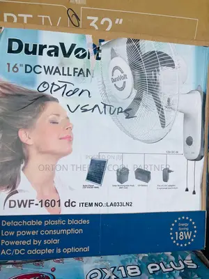 Duravolt Ac/Dc Wall Fan