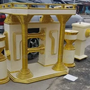 4ft 2 Pillar Pulpit Set