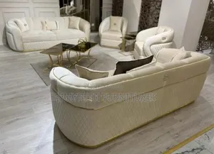 Classic Thick Sweard Material Sofa Chairs.