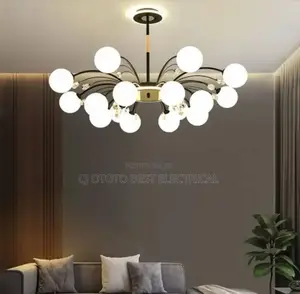 Black and Gold Body Living Room Light Available Now