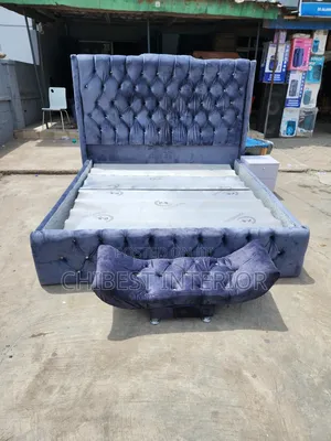 Quality 6by6 Bed With Side Drawer and Footrest