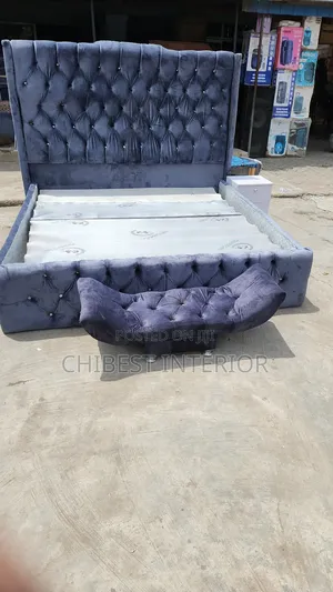 High Quality Upholstery 6by6 Bed.