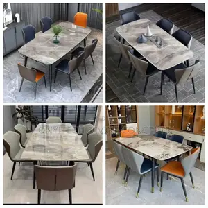 Modern Design Dining Set by 6
