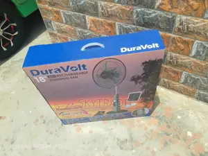Affordable 5blades 18inch Duravolt + 2led Bulbs Standing Fan