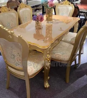 Quality and Imported Royal Turkey Dining Set by 6 Chairs
