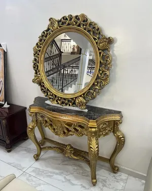 Royal Console Mirror and Table