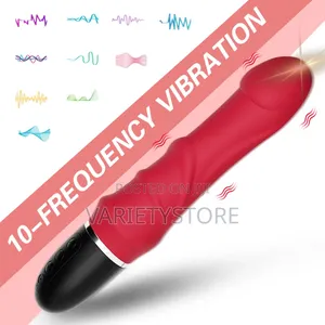10 Modes Soft Silicone Vibrator Big Dildo Massager Sex Toys