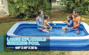 Inflatable Swimming Pool With Pump (Big Size)