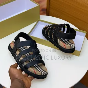 Original Luxury Burberry London Sandal Available In Store