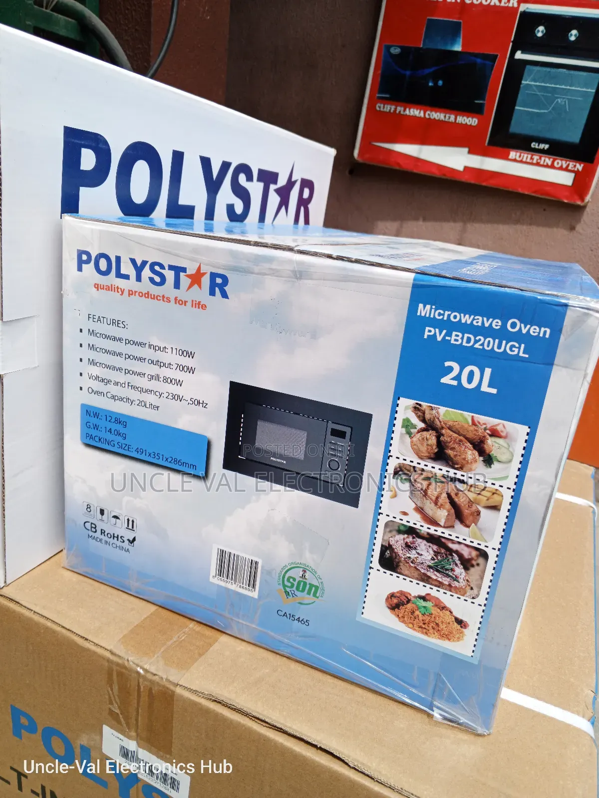 Polystar 20l Built-in Microwave