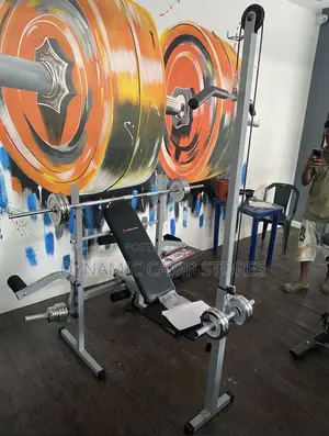 American Fitness Bench Press With Latpull