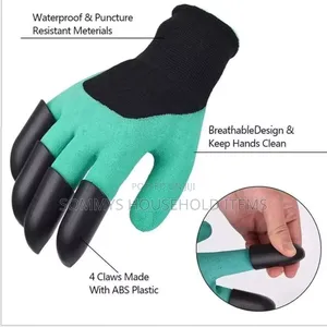 Garden Glove With Claws (2 Pieces)