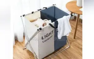 2 Pertition Laundry Basket
