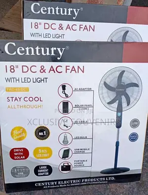 18inches Dc/Ac Century Fan With Led Light