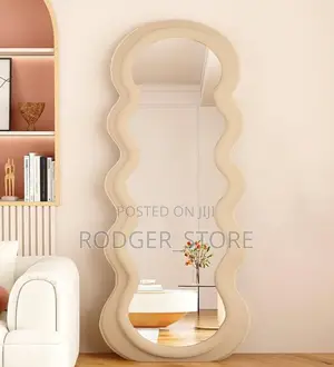 Quality Wave Full-Length Mirror, European Floor Mirror