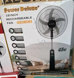 Power Deluxe Rechargeable Fan
