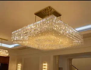Luxury Rectangle Crystal Chandelier