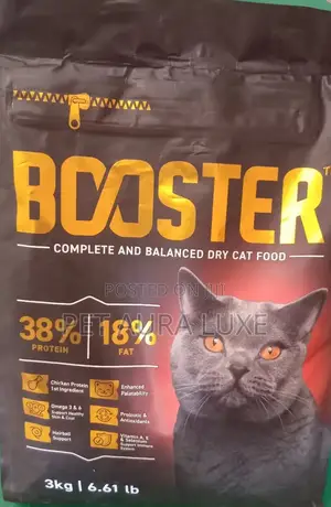 Booster Cat Food. 3kg