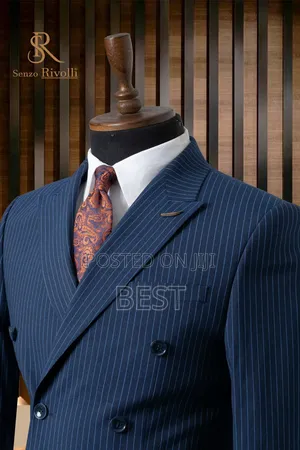 Strips Turkish Double Breasted Suit