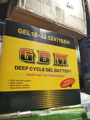 GBM 12v 18ah Deep Cycle Gel Battery