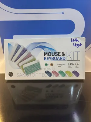 Wireless Keyboard Mouse Kit With Backlight