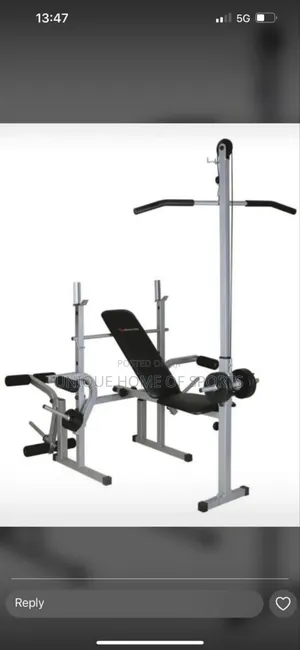 Weight Benche With Lap Pull