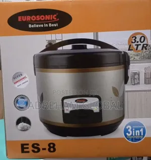 Eurosonic 3.0liter Rice Cooker 3 in 1