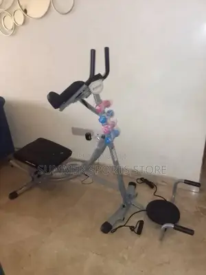 Abs Coaster With Dumbbell and Twister