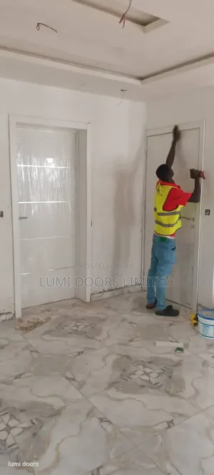 White Wooden Flush Door