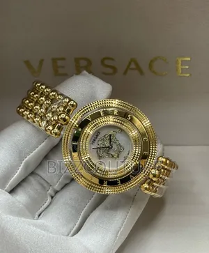 Original Versace Gold Stainless Steel Watch Available