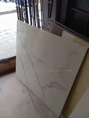 60 X60 White Carara Floor Tiles