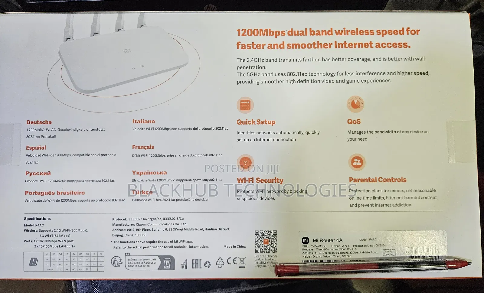 Mi Router 4a 1200mbps High Speed
