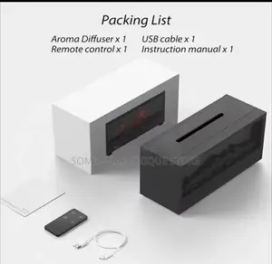 Fireplace Aroma Diffuser 150ml Simulated Flame Air Humidifie