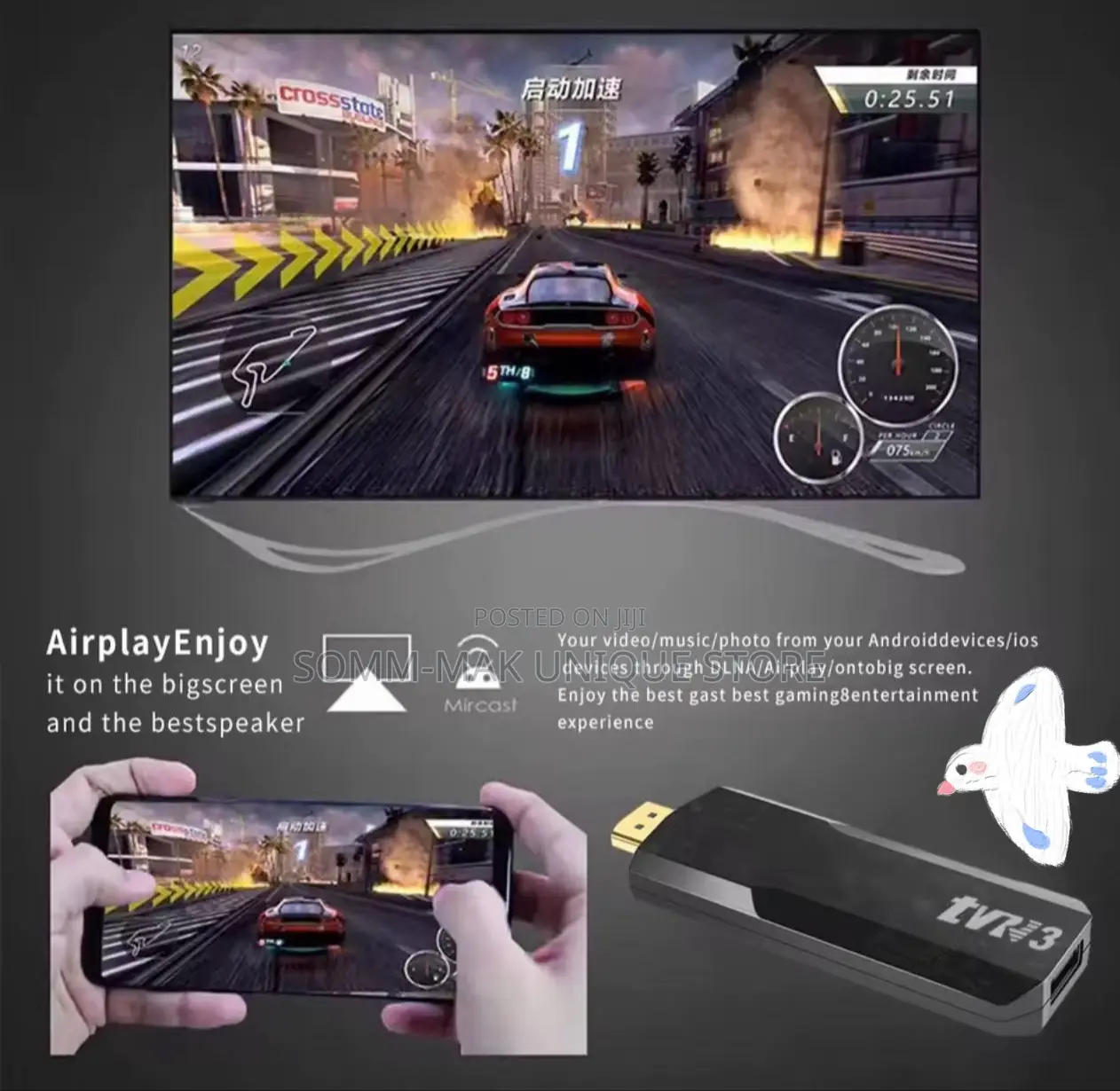 100% Genuine Portable Smart Android Tv Box/ Tv Stick