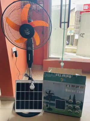 Solar Fan With Bulbs