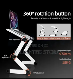 360° Multifunctional Laptop Stand Mouse Base Cooling Fan