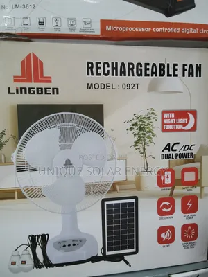 Rechargeable Table Fan