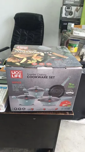 Ucc Life 10pcs Granite Coating Non Stick Cookware Sets