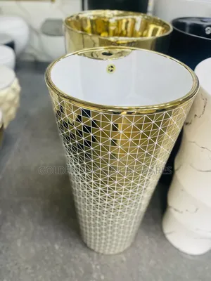 202 Gold Free Standing Basin