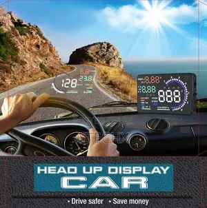 Car Hud Head Up Display, A8 5.5'' Obd Ii Obd2, Black