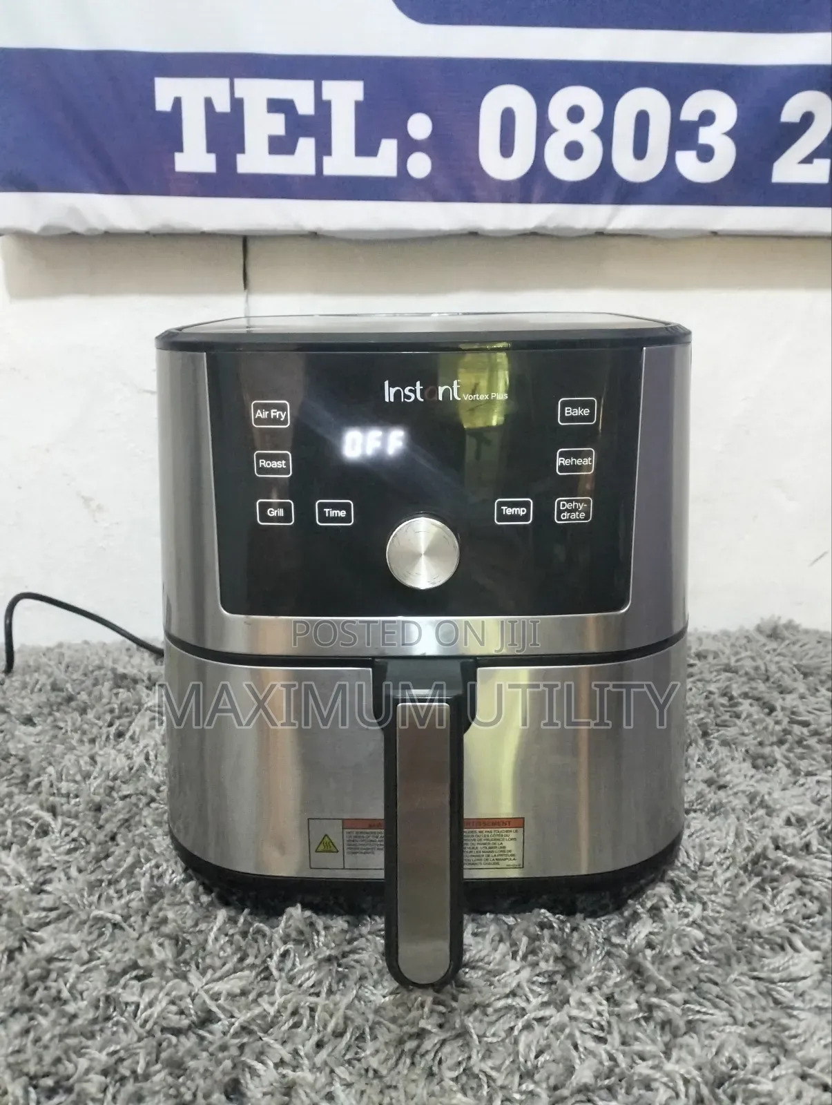 Instant Vortex 5.7 LTRS Airfryer With Dehydrating Function