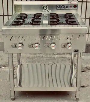 4-Burner Gas Cooker Without an Oven Often Referred to as a Range Top