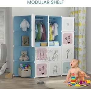 Children's Modular Shelves Wardrobe Organizer