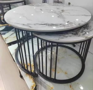Italian Center Table With Side Stool