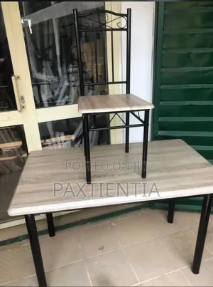 4 Seater Minimalist Wooden Dining Set