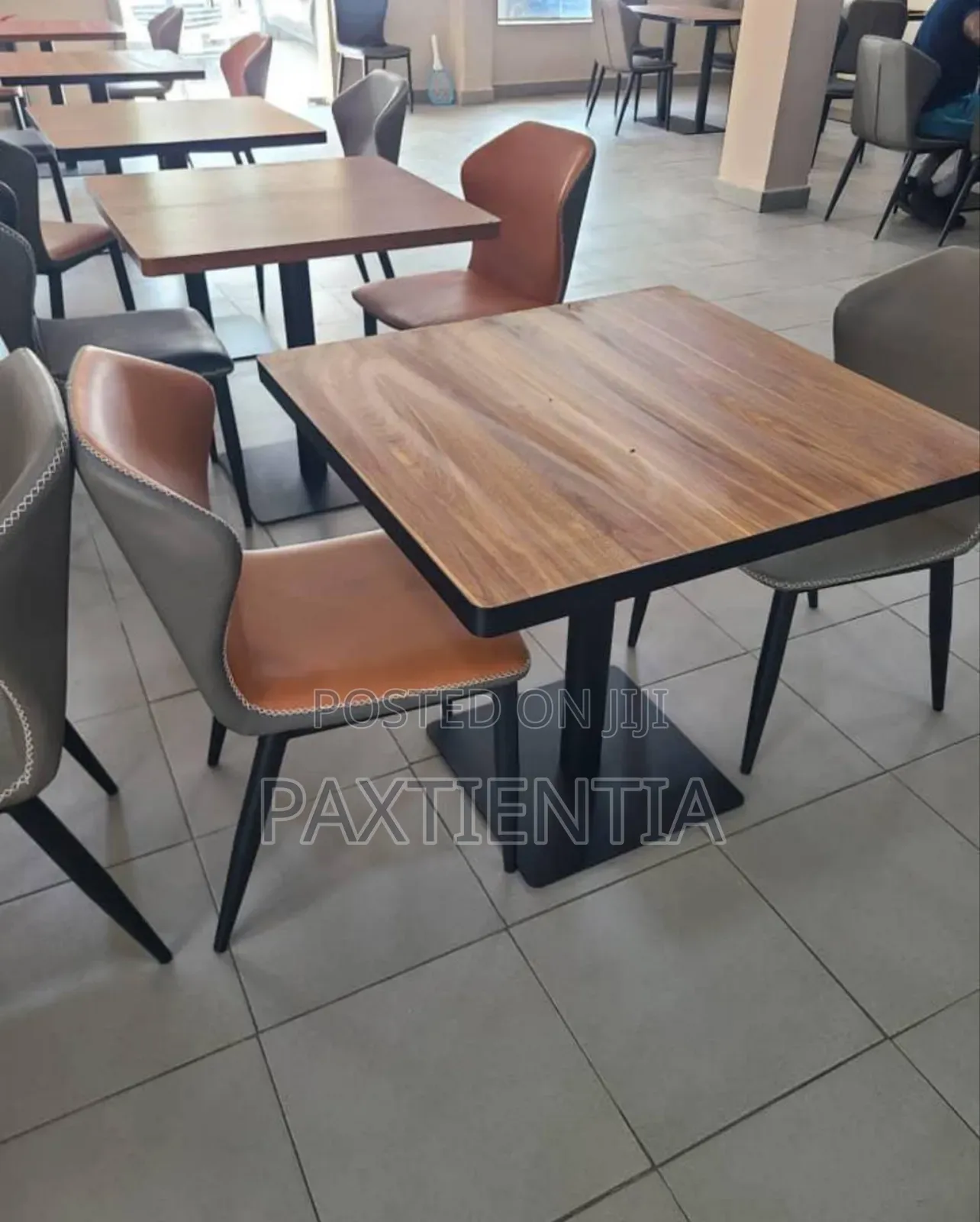 Wooden Table and 2 Seat Set