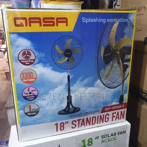 Qasa Electric Standing Fan 18inches Yoga.