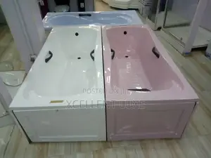 Pink Panel Bathtub